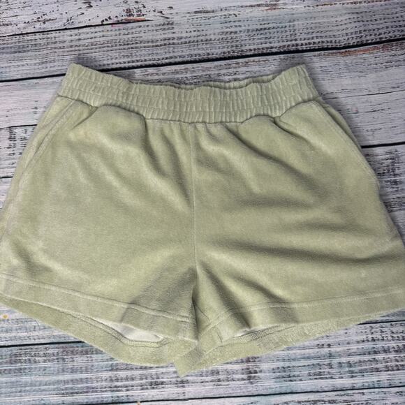 Rails Jane Shorts Sage Green Terry Cloth Sm - Picture 2 of 4
